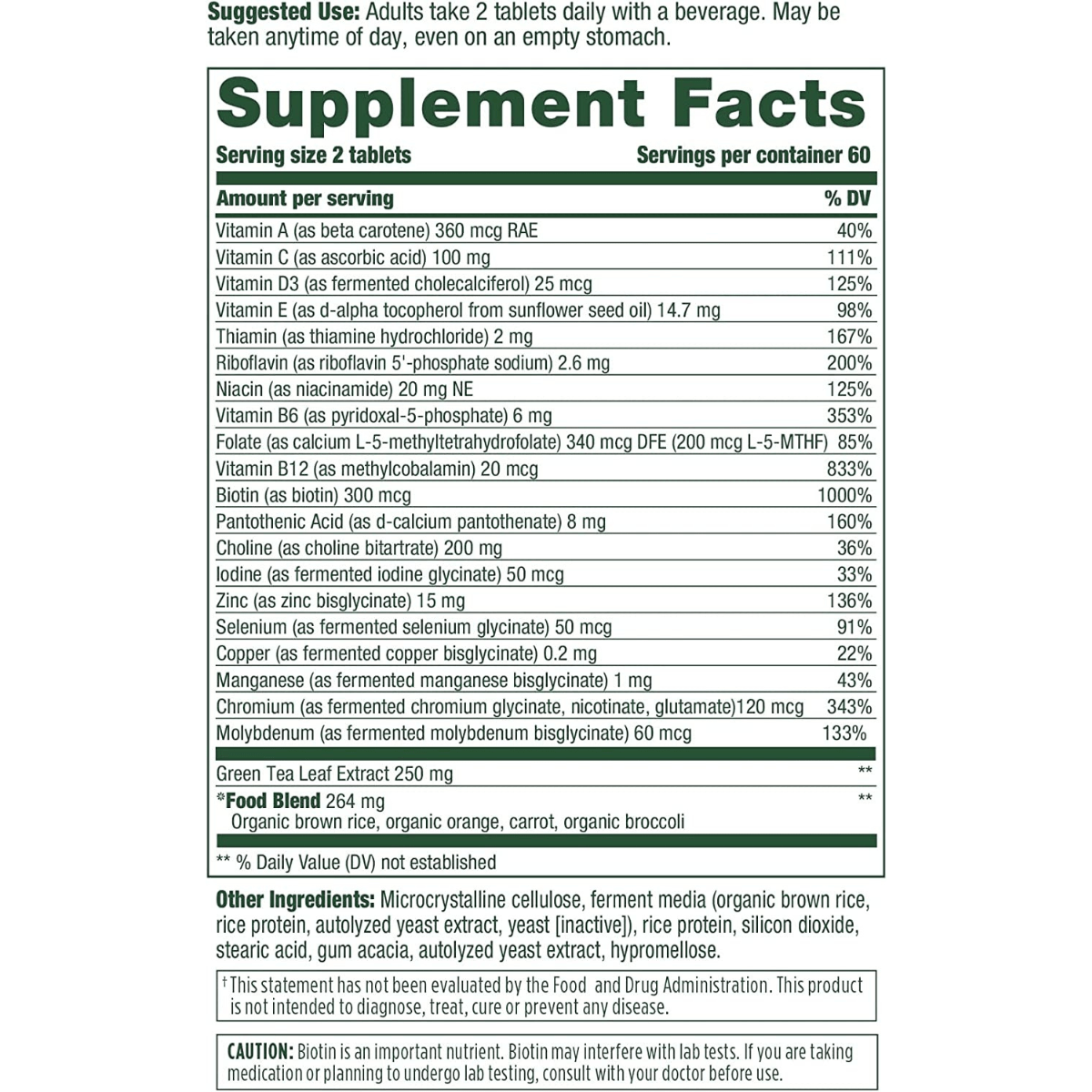 Mega Food Multivitaminico Avanzado Para Mujer 55+ - 120 Tabletas - Haz Tu Pedido