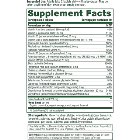 Mega Food Multivitaminico Avanzado Para Mujer 55+ - 120 Tabletas - Haz Tu Pedido
