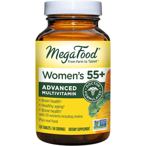 Mega Food Multivitaminico Avanzado Para Mujer 55+ - 120 Tabletas - Haz Tu Pedido