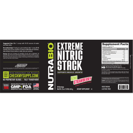 NutraBio Complejo de Óxido Nítrico 8 en 1 - Haz Tu Pedido