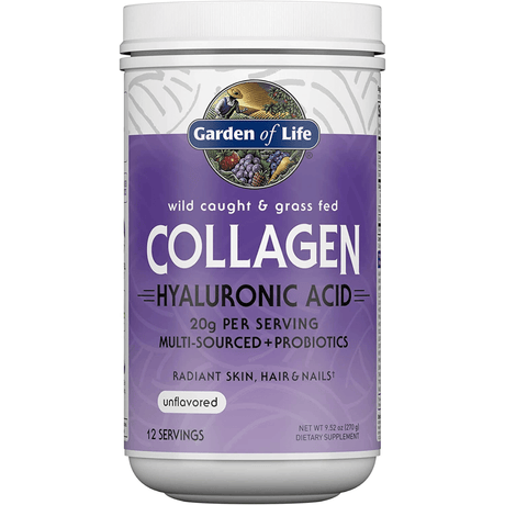 Garden of Life Colágeno con Ácido hialurónico - Sin Sabor - 270 g - Haz Tu Pedido