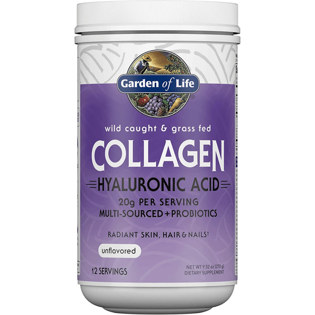 Garden of Life Colágeno con Ácido hialurónico - Sin Sabor - 270 g - Haz Tu Pedido