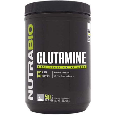 NutraBio Glutamina - 500 g - Haz Tu Pedido