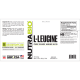 NutraBio Leucina - 500 g - Haz Tu Pedido
