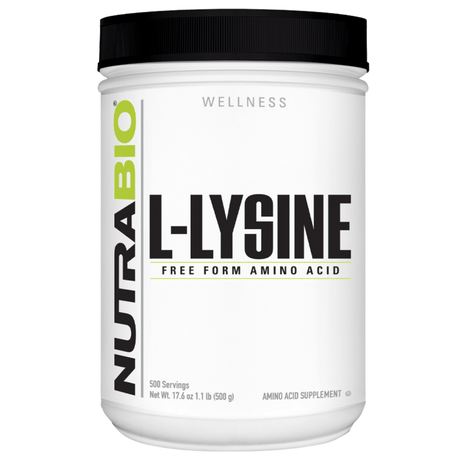 NutraBio Lisina en Polvo - 500 g - Haz Tu Pedido