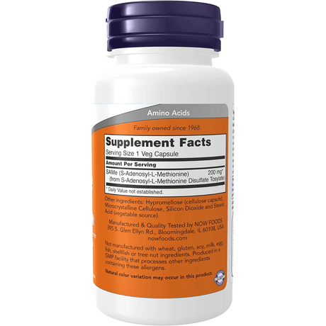 NOW Foods SAMe 200 mg - Haz Tu Pedido