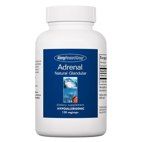 Allergy Research Group Soporte para Glándula Suprarrenal - 100 mg - 150 Cápsulas Vegetales - Haz Tu Pedido