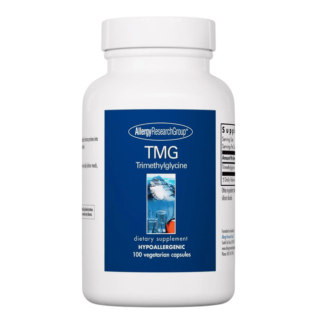 Allergy Research Group Trimetilglicina - 750 mg - 100 Cápsulas - Haz Tu Pedido