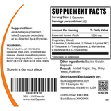 BulkSupplements Aminoacidos Esenciales - 1000 mg - 180 Cápsulas - Haz Tu Pedido