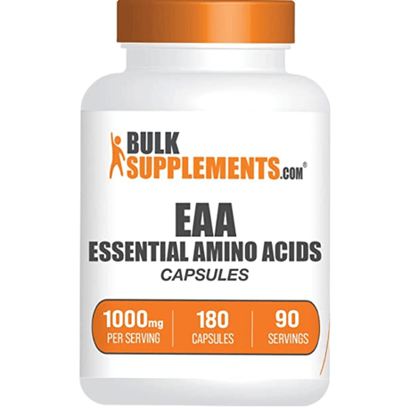 BulkSupplements Aminoacidos Esenciales - 1000 mg - 180 Cápsulas - Haz Tu Pedido