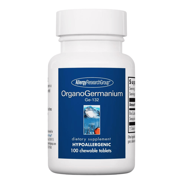 Allergy Research Group Organo Germanio Ge-132 - 200 mg - 100 Tabletas - Haz Tu Pedido