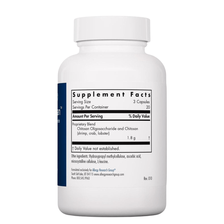 Allergy Research Group Microquitosano - 60 Cápsulas Vegetales - Haz Tu Pedido