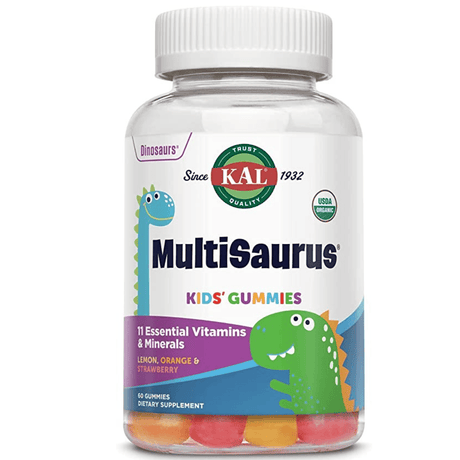 KAL Multivitamina Orgánica - Limón, naranja y fresa - 60 Gomitas - Haz Tu Pedido