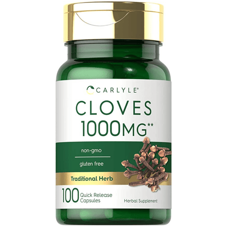 Carlyle Clavos 1000 mg - 100 Cápsulas de Liberación Rápida - Haz Tu Pedido