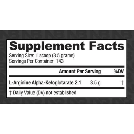 NutraBio Arginina AKG - 500 g - Haz Tu Pedido