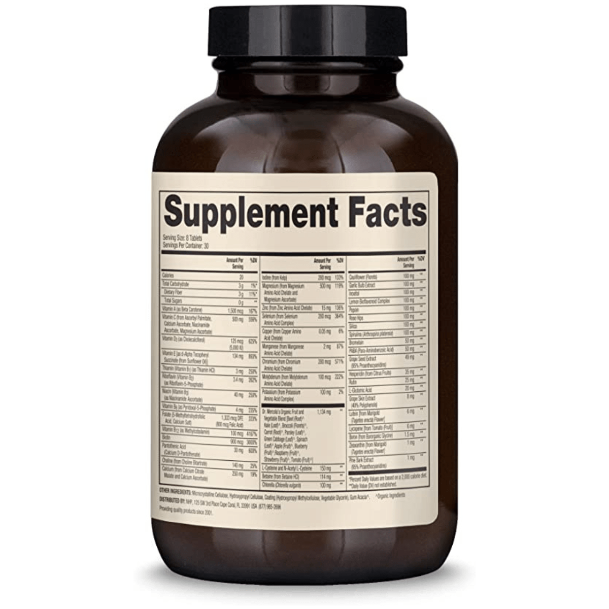 Dr. Mercola Multivitamina Plus - 240 Tabletas - Haz Tu Pedido