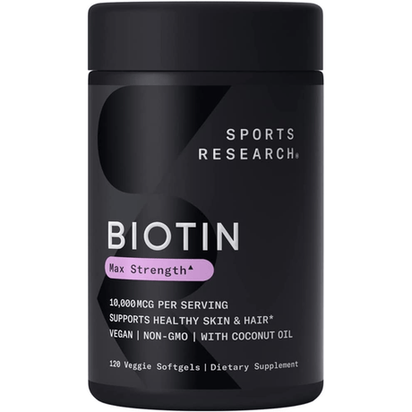 Sports Research Biotina 10.000 mcg - Haz Tu Pedido