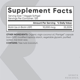 Sports Research Biotina 10.000 mcg - Haz Tu Pedido
