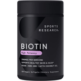 Sports Research Biotina - 120 Cápsulas Blandas - Haz Tu Pedido