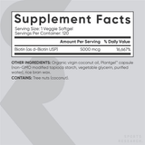 Sports Research Biotina - 120 Cápsulas Blandas - Haz Tu Pedido