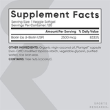 Sports Research Biotina - 120 Cápsulas Blandas - Haz Tu Pedido