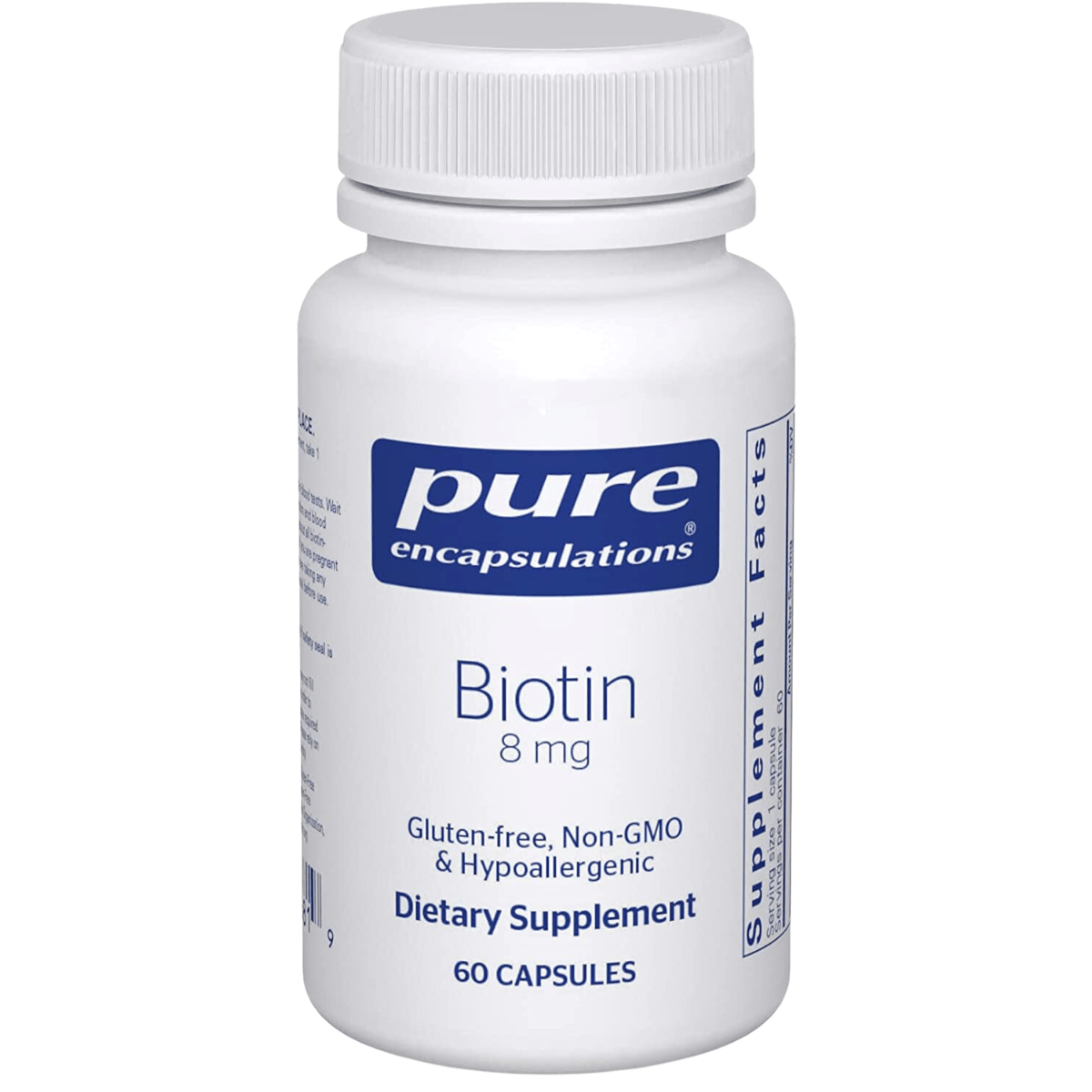 Pure Encapsulations Biotina 8 mg - Haz Tu Pedido