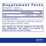 Pure Encapsulations Biotina 8 mg - Haz Tu Pedido