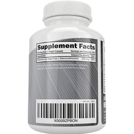 Purely Holistic Selenium 200 mcg - 365 Cápsulas Veganas - Haz Tu Pedido