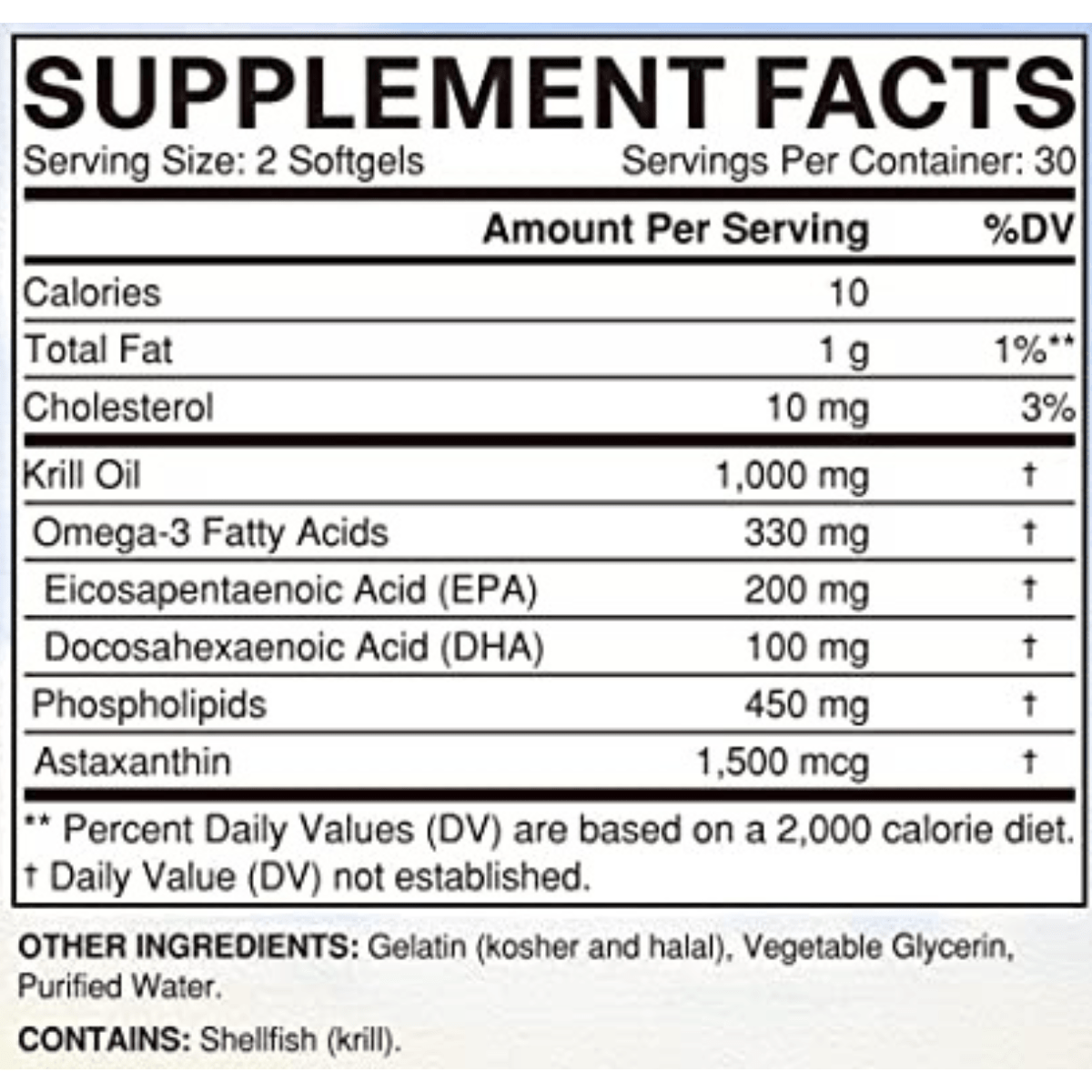 Vitalitown Aceite de Krill - 60 Cápsulas Blandas - Haz Tu Pedido