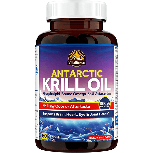 Vitalitown Aceite de Krill - 60 Cápsulas Blandas - Haz Tu Pedido