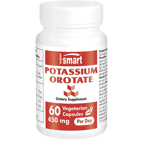 Super Smart Orotato de Potasio - 60 Cápsulas Vegetarianas - Haz Tu Pedido