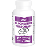 Super Smart Treonato de Magnesio - 2000 mg - 120 Cápsulas Vegetarianas - Haz Tu Pedido