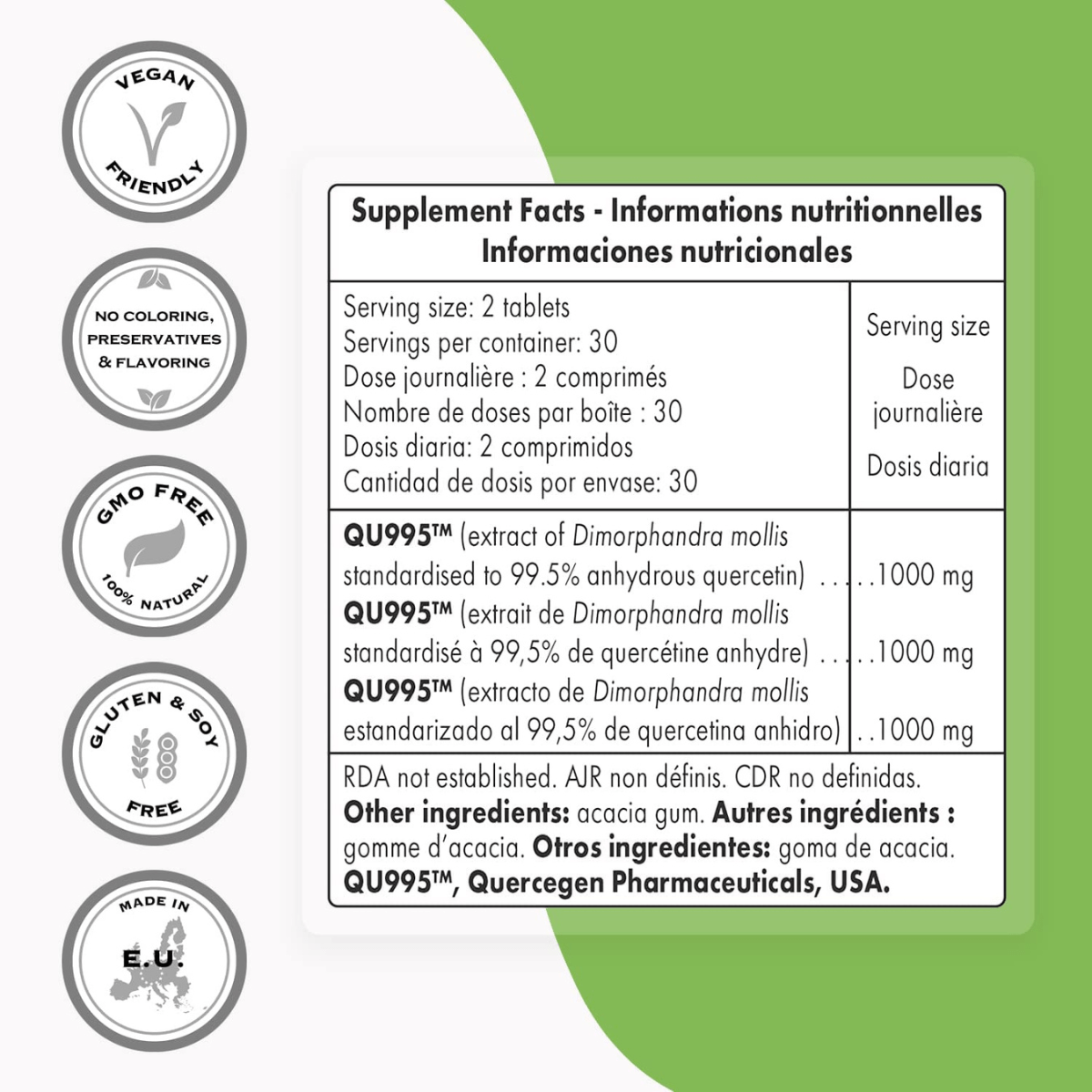Super Smart Super Quercetina - 60 Tabletas - Haz Tu Pedido