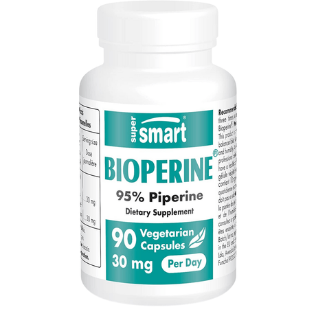 Super Smart Bioperina - 90 Cápsulas Vegetarianas - Haz Tu Pedido