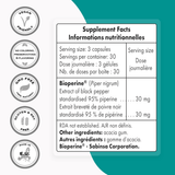 Super Smart Bioperina - 90 Cápsulas Vegetarianas - Haz Tu Pedido
