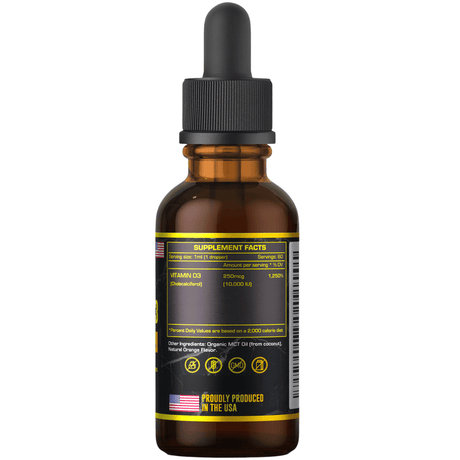 Herbify Vitamina D3 - 10000 IU - Naranja - 60 ml - Haz Tu Pedido