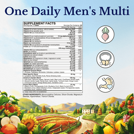 Vitalitown Multivitamínico para Hombres con Licopeno - 60 Tabletas - Haz Tu Pedido