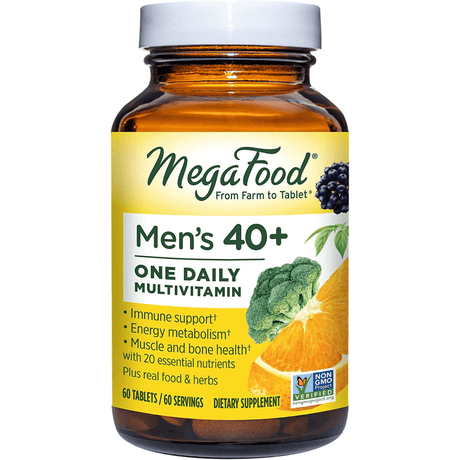 Mega Food Multivitamínico para Hombres 40+ - Haz Tu Pedido