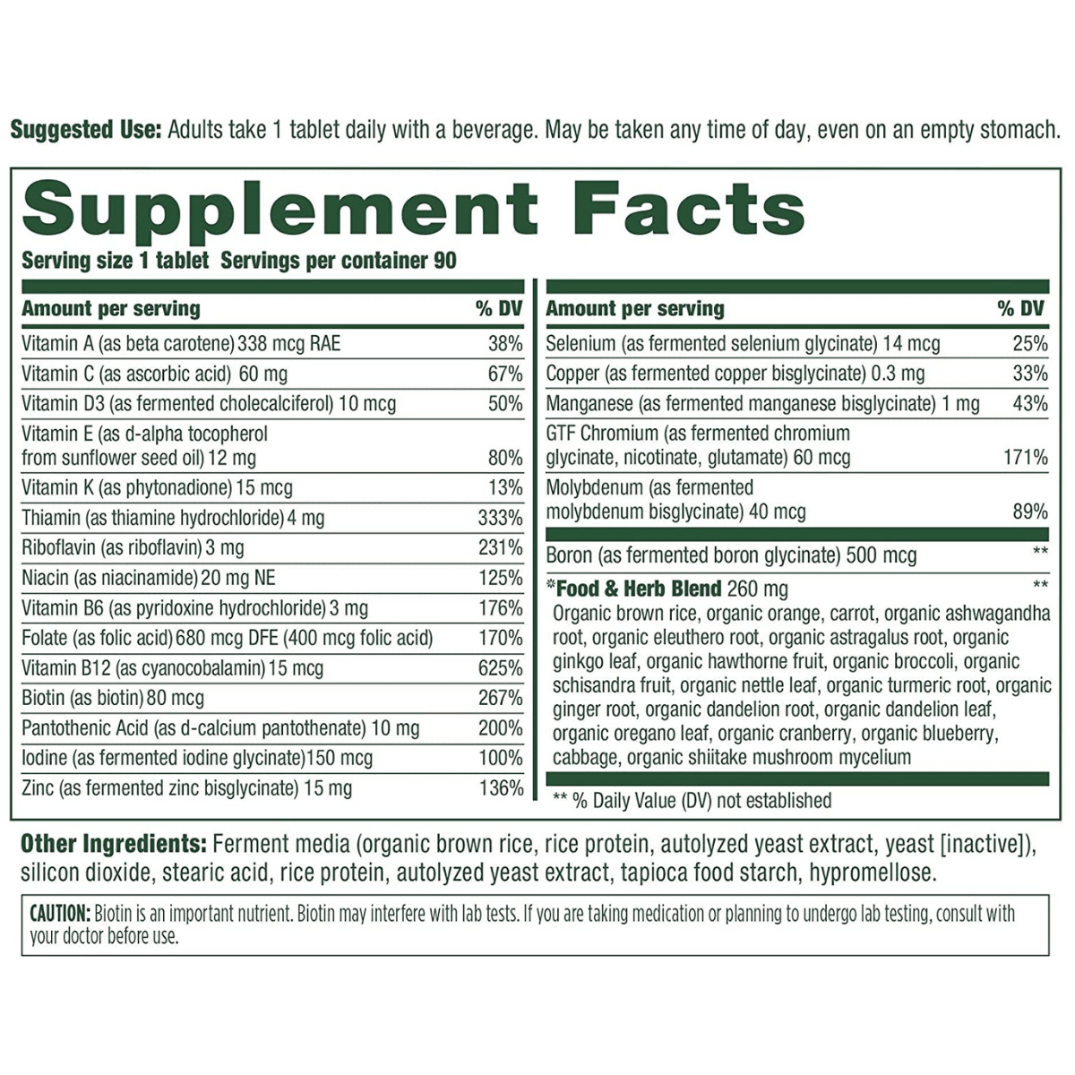 Mega Food Multivitamínico para Hombres 40+ - Haz Tu Pedido