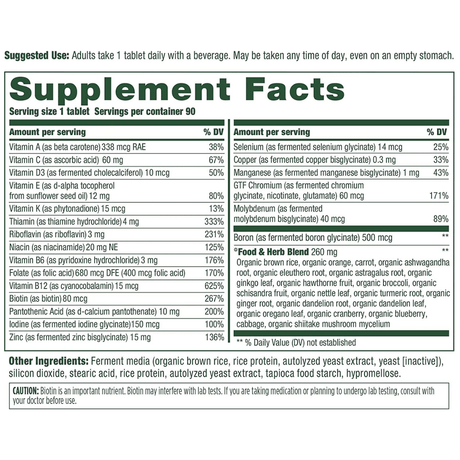 Mega Food Multivitamínico para Hombres 40+ - Haz Tu Pedido