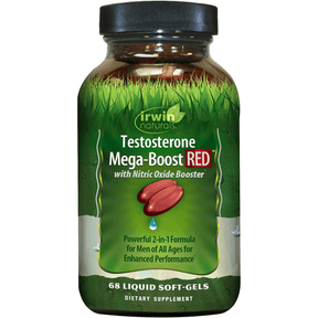 Irwin Naturals Testosterona Mega Boost Red - 68 Cápsulas Blandas - Haz Tu Pedido