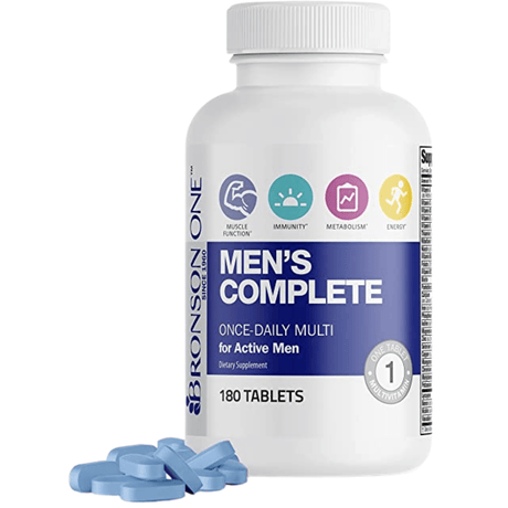 Bronson Multivitamínico para Hombres - 180 Tabletas - Haz Tu Pedido