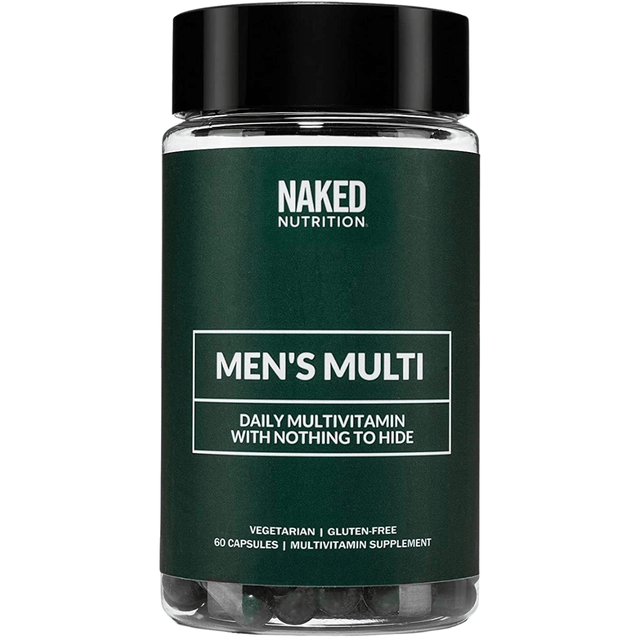 Naked Nutrition Multivitamínico para Hombres - 60 Cápsulas - Haz Tu Pedido