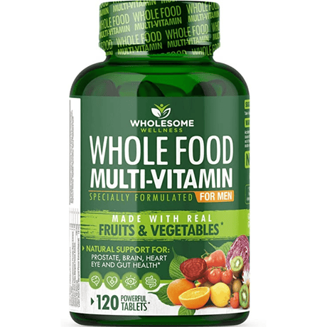 Wholesome Wellness Multivitamínico para Hombres - 120 Tabletas - Haz Tu Pedido