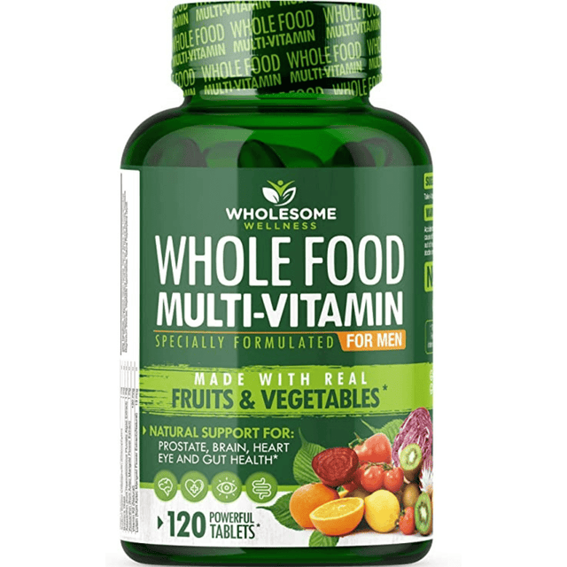 Wholesome Wellness Multivitamínico para Hombres - 120 Tabletas - Haz Tu Pedido