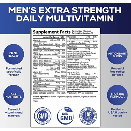 Nature's nutrition Multivitamínico para Hombres - Haz Tu Pedido