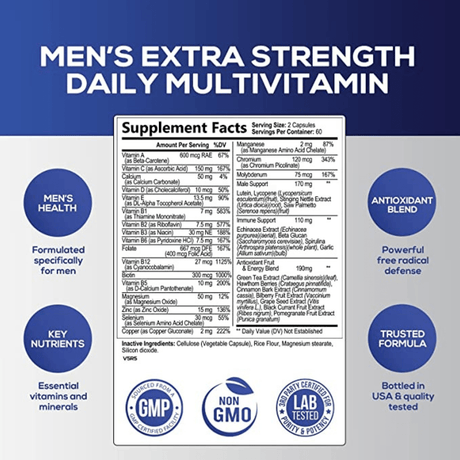 Nature's nutrition Multivitamínico para Hombres - Haz Tu Pedido