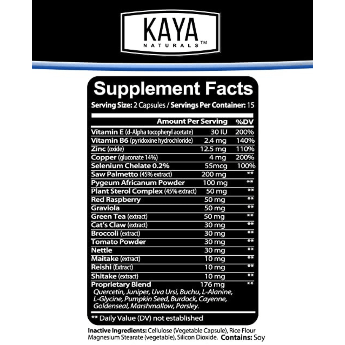 Kaya Naturals Soporte para la Prostata - Haz Tu Pedido