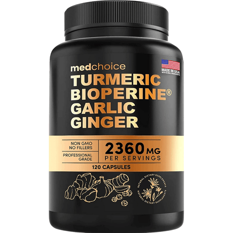 Cúrcuma Con Bioperina 2360 mg - 120 Cápsulas - Haz Tu Pedido