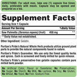 Saw Palmetto 450 mg - Haz Tu Pedido
